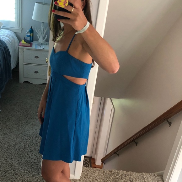 Sparkle & Fade blue dress with cutouts - Picture 3 of 5